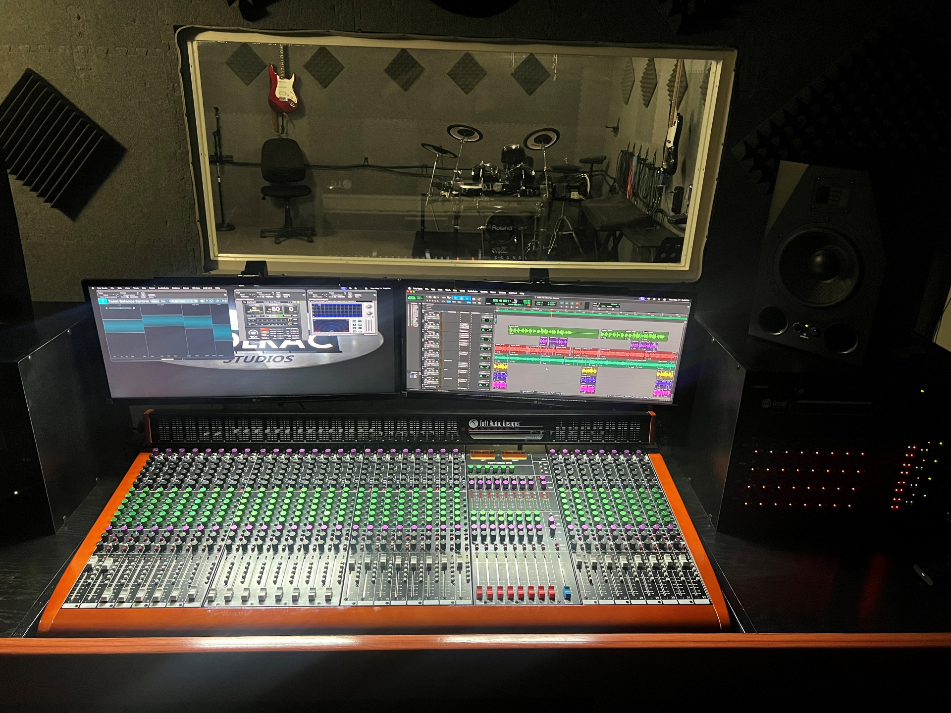Solrac Studios recording console